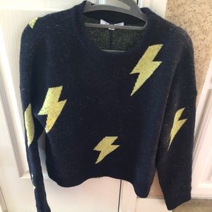 Lightning bolt sweater xs